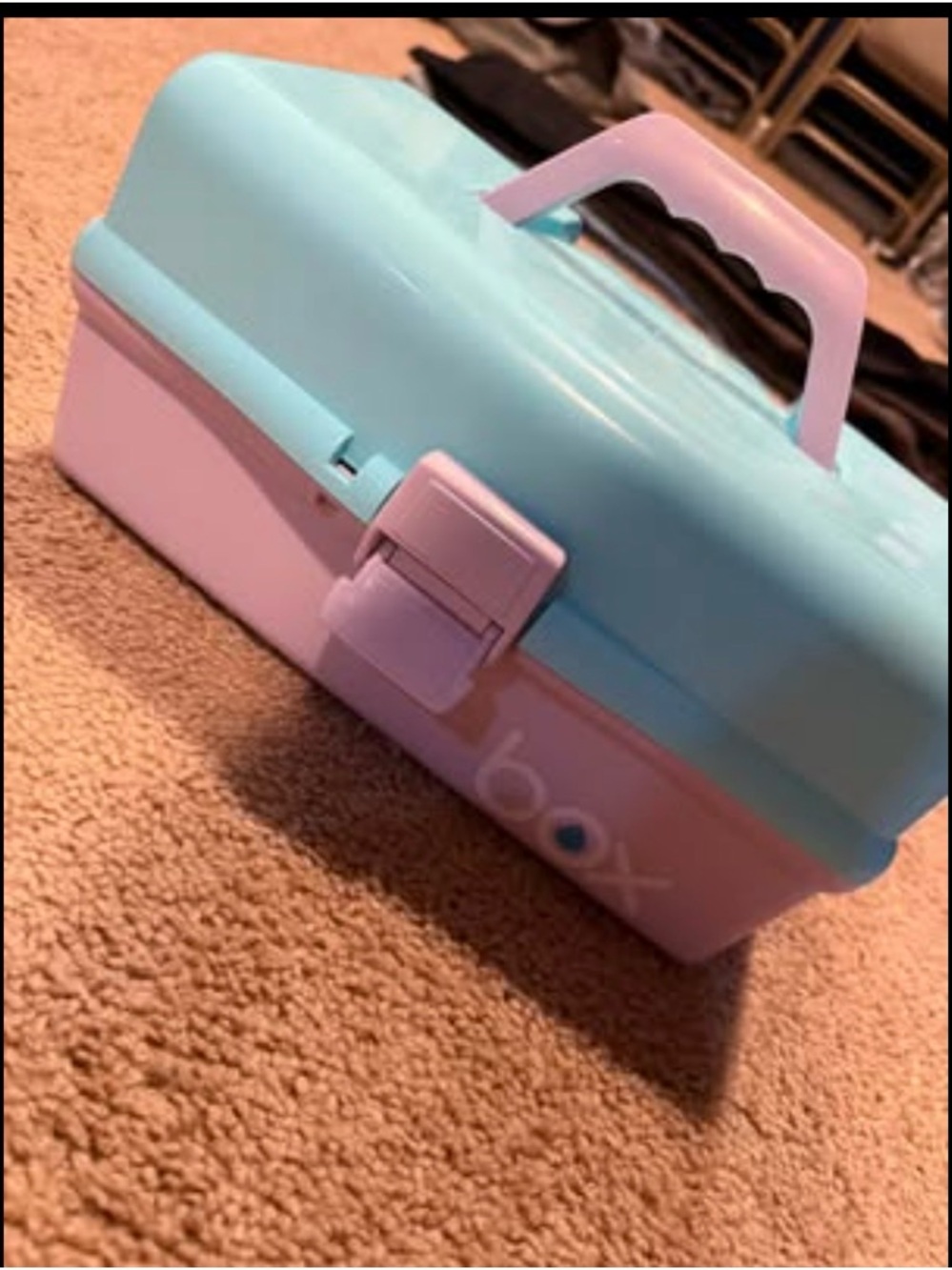 Multipurpose triple tiered plastic storage box